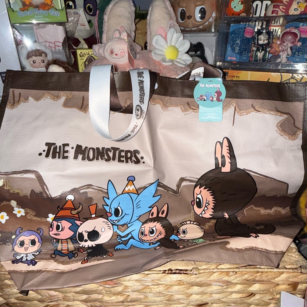 POP LAND The Monsters Shopping Tote Bag (M) | POP LAND Exclusive | Asia Release